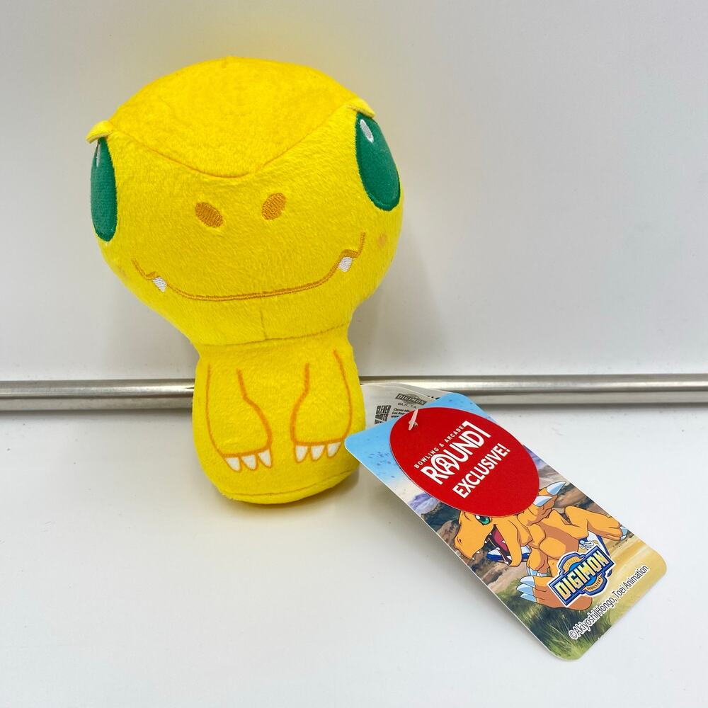 Digimon X Round One Exclusive Digimon Kokeshi Plush Agumon 6" Plush NWT